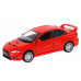 Машина АВТОПАНОРАМА Mitsubishi Lancer Evolution, 1/32, красный, свет, звук, в/к 17,5*12,5*6,5 см