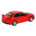 Машина АВТОПАНОРАМА Mitsubishi Lancer Evolution, 1/32, красный, свет, звук, в/к 17,5*12,5*6,5 см