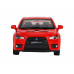 Машина АВТОПАНОРАМА Mitsubishi Lancer Evolution, 1/32, красный, свет, звук, в/к 17,5*12,5*6,5 см