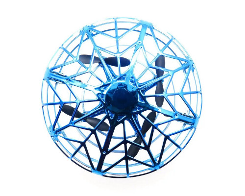 Квадрокоптер Flytec H05 Летающая тарелка, 12 см, свет, управление рукой