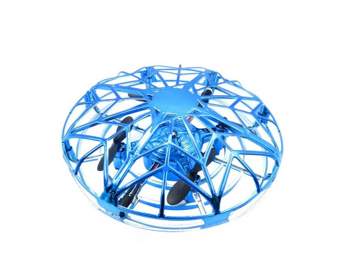 Квадрокоптер Flytec H05 Летающая тарелка, 12 см, свет, управление рукой