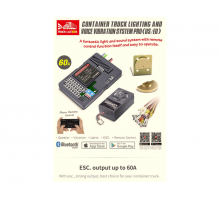 Система освещения PRO 60A G.T.Power со звуковым и вибрационным модулем для ру грузовиков (США)