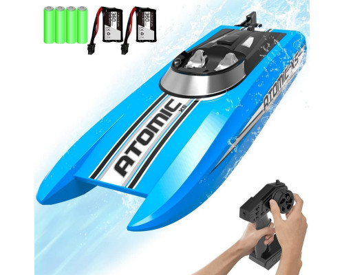 Радиоуправляемый катер Volantex RC AtomicXS синий 2.4G LiPo RTR