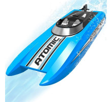 Радиоуправляемый катер Volantex RC AtomicXS синий 2.4G LiPo RTR