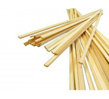 Деревянные рейки 1,5х4 мм, длина 300 мм, сосна, 30 шт