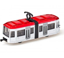 Трамвай Siku 1011 1/87, 8.5 см, белый/красный