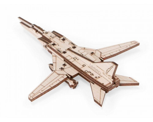 Деревянный конструктор Lemmo Истребитель ЛТ-22, 19 деталей