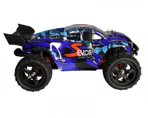 Радиоуправляемая трагги Remo Hobby S EVO-R UPGRADE V2.0 (синяя) 4WD 2.4G 1/16 RTR