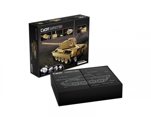 Радиоуправляемый конструктор CaDA MASTER Немецкий танк Пантера 1/35 (907 деталей)