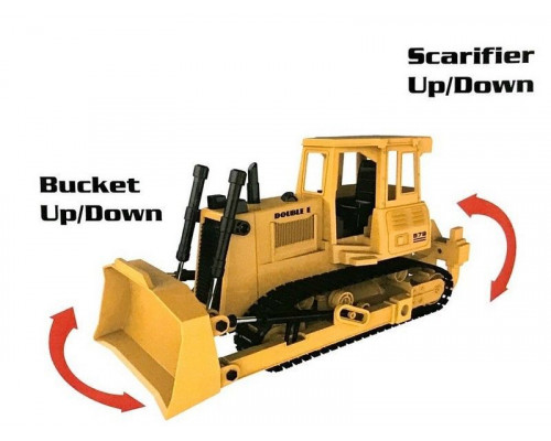 Радиоуправляемый гусеничный бульдозер Double Eagle 1:20 2.4G RTR