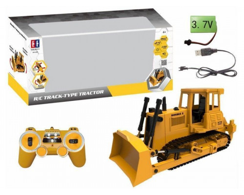 Радиоуправляемый гусеничный бульдозер Double Eagle 1:20 2.4G RTR