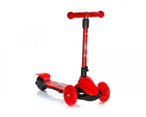 Самокат трехколесный Zumba  (красный)