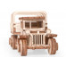 Деревянный конструктор Lemmo Грузовичок ЛТ-ВП, 52 детали