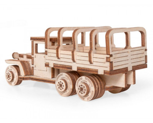 Деревянный конструктор Lemmo Грузовичок ЛТ-ВП, 52 детали