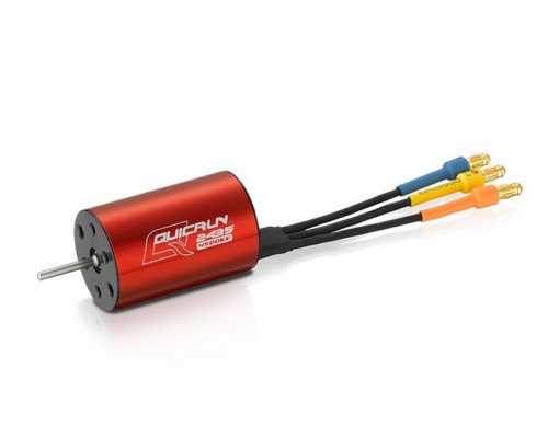 Бесколлекторный мотор Hobbywing QUICRUN-2435SL-4500KV-RED-G3-SE (4500KV, 2,3/10мм, 1/18, 1/16)