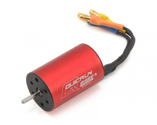 Бесколлекторный мотор Hobbywing QUICRUN-2435SL-4500KV-RED-G3-SE (4500KV, 2,3/10мм, 1/18, 1/16)