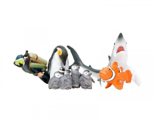 Фигурки игрушки MASAI MARA ММ203-009 серии Мир морских животных 5 пр.