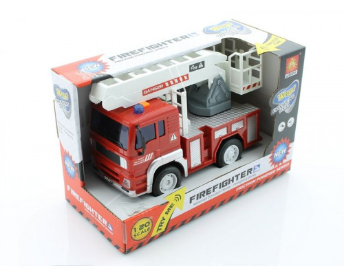 Машина инерционная WY551C Пожарная техника Аварийная свет/звук в/к