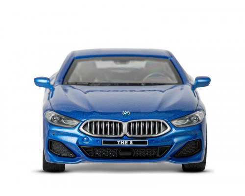 Машина АВТОПАНОРАМА BMW M850i Coupé, 1/35, синий, двери, свет, звук, инерция в/к 18*9*13,5 см