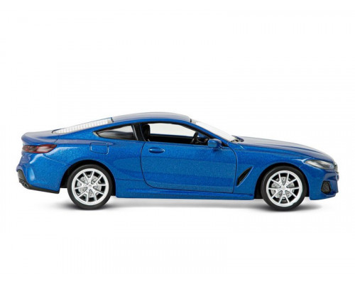 Машина АВТОПАНОРАМА BMW M850i Coupé, 1/35, синий, двери, свет, звук, инерция в/к 18*9*13,5 см