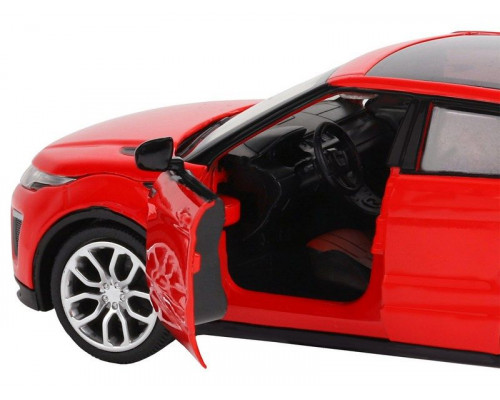 Машина АВТОПАНОРАМА Land Rover Range Rover Evoque HSE, красный, 1/32, в/к 17,5*12,5*6,5 см