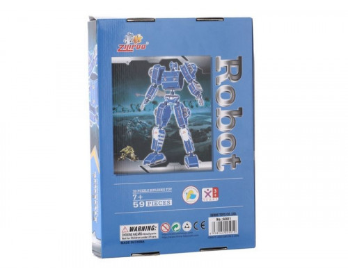 3D пазлы из пенокартона РОБОТ ТИТАН  (59 деталей)