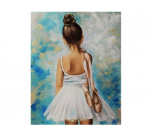 Картина по номерам с цветной схемой на холсте 30х40 Путь к успеху (19 цветов)