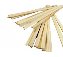 Деревянные рейки 1,5х6 мм, длина 300 мм, сосна, 20 шт
