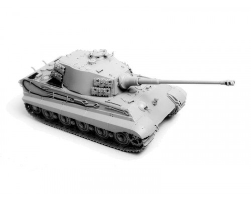 Сборная модель ZVEZDA Тяжелый немецкий танк T-VIB «Королевский Тигр»,башня Хеншель, под. набор,1/35