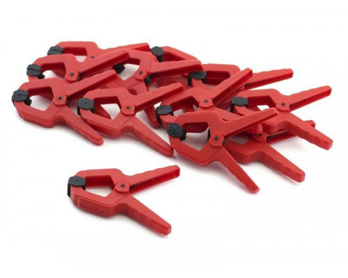 Зажим пластиковый, 38 мм, набор 12 шт., шт