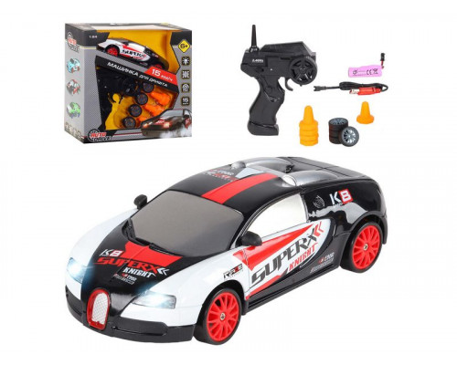 Радиоуправляемая машина AUTODRIVE скоростная для дрифта, 1/24, красный, 2.4G, 4WD, свет