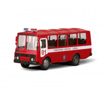 Машина Autotime "ПАЗ-32053" пожарная охрана 1:43