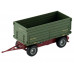 Прицеп Siku 1077 Fortuna двухосный, 10.5 см, зеленый