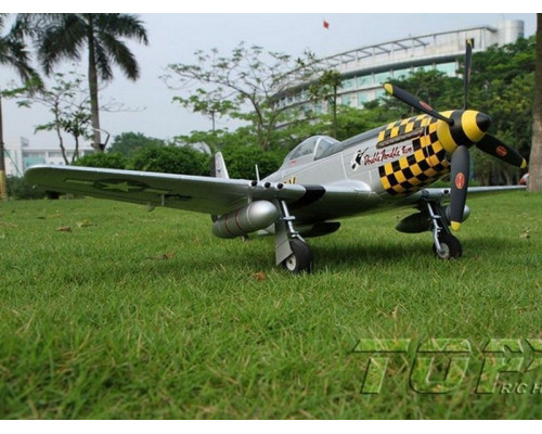 Р/У самолет Top RC P-51D (желтая раскраска) 750мм PNP