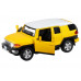 Машина АВТОПАНОРАМА Toyota FJ Cruiser,желтый, 1/32, свет, звук, инерция, в/к 17,5*13,5*9 см