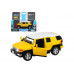 Машина АВТОПАНОРАМА Toyota FJ Cruiser,желтый, 1/32, свет, звук, инерция, в/к 17,5*13,5*9 см