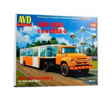 Сборная модель AVD ЗИЛ-130В1 с п/п АППА-4