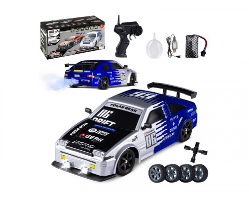 Радиоуправляемая машина AUTODRIVE для дрифта с паром JB0404643 1/16, 4WD, 2.4GHz, зап. колеса, свет