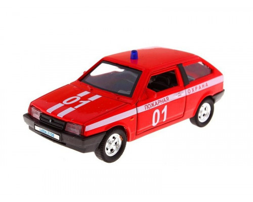 Машина Autotime LADA 2108 пожарная охрана 1:36