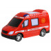 Радиоуправляемая машина AUTODRIVE Пожарная, 1/18, красный, 27MHz, свет, в/к, 28*11*19,2см (Рус)