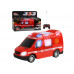 Радиоуправляемая машина AUTODRIVE Пожарная, 1/18, красный, 27MHz, свет, в/к, 28*11*19,2см (Рус)