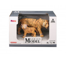 Набор фигурок животных MASAI MARA MM211-105 серии "Мир диких животных": Семья тигров, 2 пр.