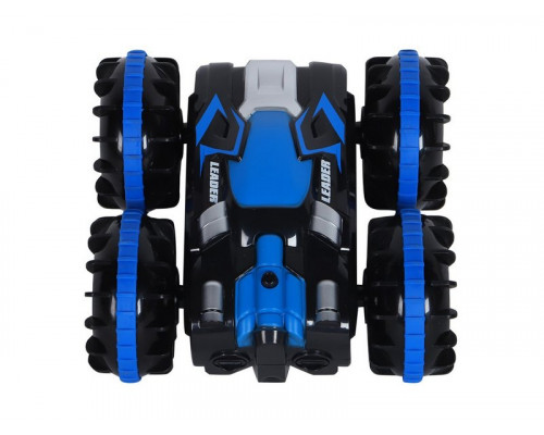 Радиоуправляемый перевертыш-амфибия AUTODRIVE, синий, 4WD, 2.4GHz, переворот, разворот на 360