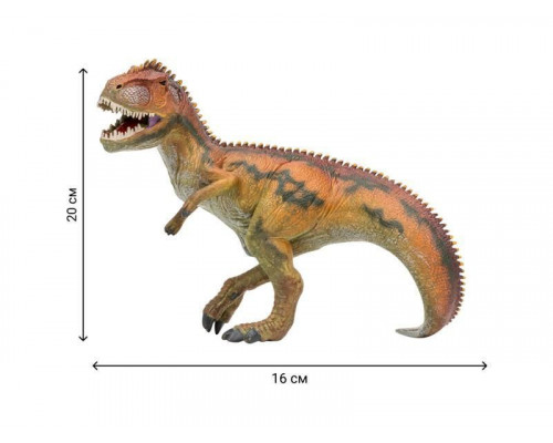 Игрушка динозавр MASAI MARA MM206-014 серии Мир динозавров Гигантозавр, фигурка высотой 20 см