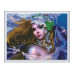 Алмазная мозаика с нанесенной рамкой 40х50 ПРИНЦЕССА ФЭНТЭЗИ (34 цвета)