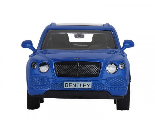 Машина АВТОПАНОРАМА BENTLEY BENTAYGA, синий, 1/45, инерция, в/к 17,5*12,5*6,5 см