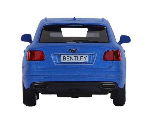 Машина АВТОПАНОРАМА BENTLEY BENTAYGA, синий, 1/45, инерция, в/к 17,5*12,5*6,5 см
