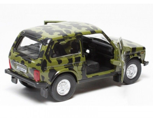 Машина Autotime LADA 4x4 армейская 1:36