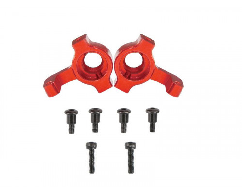 Алюминиевые поворотные кулаки для Remo Hobby 1/16, металл, тюнинг  (2 шт)