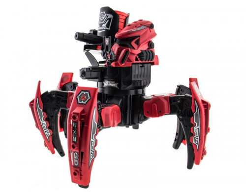 Р/У боевой робот-паук Space Warrior, лазер, диски, красный, Ni-Mh и З/У, 2.4G